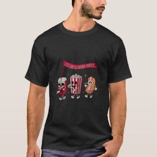 ホラー映画を見おもしろいようKiller Slasher Cine Tシャツ