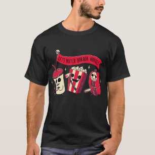 ホラー映画をTシャツで見よう Tシャツ
