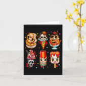 ホラー映画サマーポップシクルハロウィーンアイスクリーム カード (黄色い花)