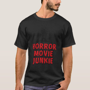 ホラー映画ジャンキーゾンビ幽霊面白いハロウィーンG Tシャツ