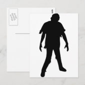 ホラー映画ゾンビ死亡 ポストカード (正面/裏面)