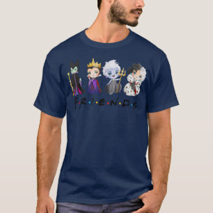 ホラー映画チビ（小さくかわいく書いた感じ）ハロウィンファミリーマッチングハロ Tシャツ