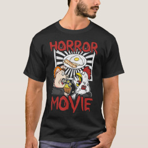 ホラー映画テレビチおもしろいキンピッグベーコンと卵2 Tシャツ
