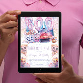 ホラー映画ナイトハロウィーンのお泊まり 招待状