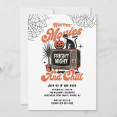 ホラー映画ナイトパーティの招待状 招待状 (正面)