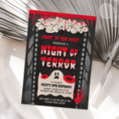 ホラー映画ナイトフィルム大人ハローウィンパーティ 招待状