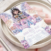 ホラー映画ナイトランバーハロウィーン誕生日 招待状