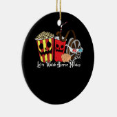 ホラー映画ハロウィーンの衣装を怖く見よう セラミックオーナメント (右)