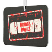 ホラー映画ビデオカセット –  カーエアーフレッシュナー (左)