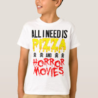ホラー映画ピザ私が必要とするすべてはハロウィーン