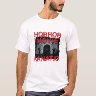 ホラー映画ファンナティック怖い映画 Tシャツ