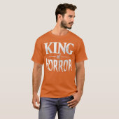 ホラー映画ファン必見!ハロウィン限定 ホラーキングのギフト Tシャツ (正面フル)