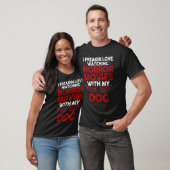 ホラー映画ホラーを見るのが大好き Tシャツ (ユニセックス)