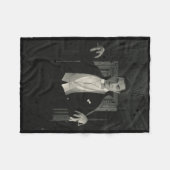 ホラー映画モンスターハロウィーン伯爵ドラキュラヴァンピ フリースブランケット (正面(横))