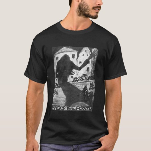 ホラー映画モンスターハロウィーンNosferatu Vampire C Tシャツ (正面)
