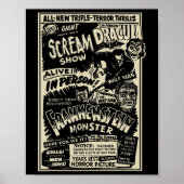 ホラー映画モンスターミイラ狼男フランケ ポスター (正面)