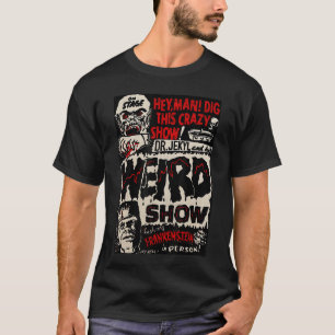 ホラー映画モンスター ビンテージ ハロウィン フランケンシュタイン Tシャツ