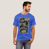 ホラー映画モンスター ミイラ ドラキュラ 狼男 フランケン Tシャツ (正面フル)