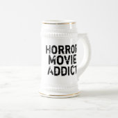 ホラー映画中毒ビールスタイン ビールジョッキ (正面右)