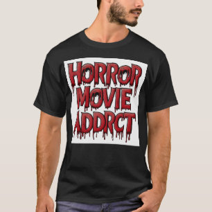 ホラー映画中毒者ハロウィーン Tシャツ