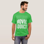 ホラー映画中毒者 映画鑑賞者 ギフト 友達 Tシャツ (正面フル)