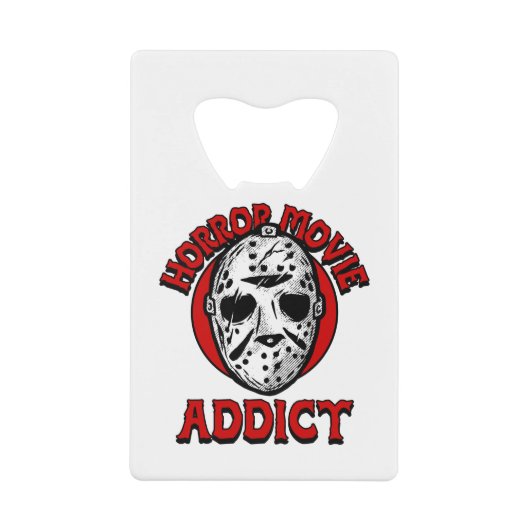 ホラー映画中毒 クレジットカード栓抜き (正面)