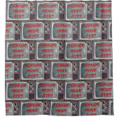 ホラー映画中毒 シャワーカーテン (正面)