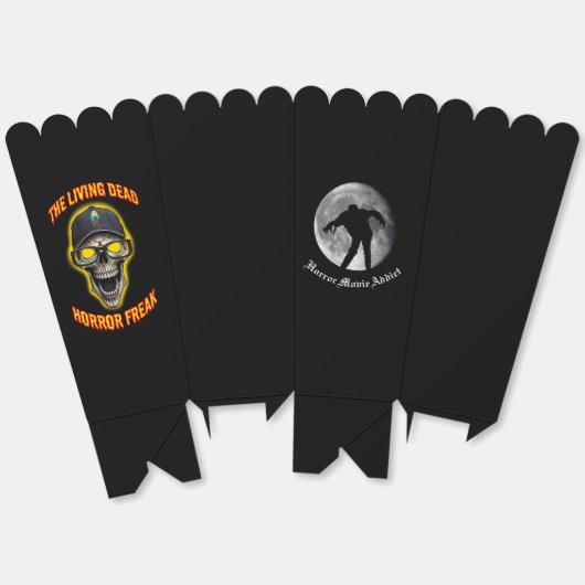 ホラー映画中毒/ホラーフリークポップコーン箱 フェイバーボックス (見開き)