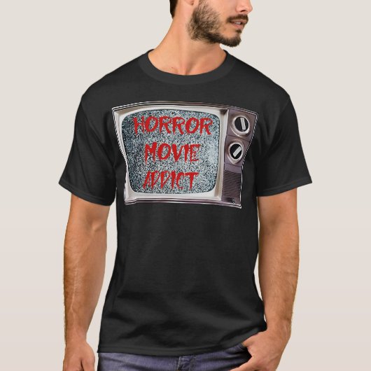 ホラー映画中毒 Tシャツ (正面)