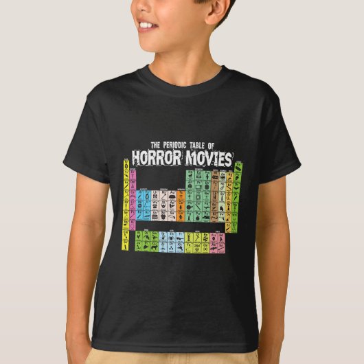 ホラー映画化学研究会 Tシャツ (正面)