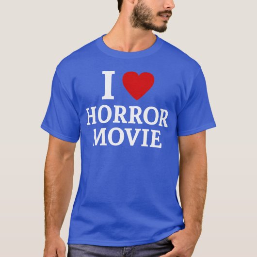 ホラー映画好きな少年 Tシャツ (正面)