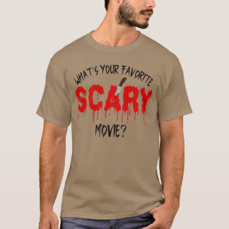 ホラー映画好きのあなたのお気に入りのホラーは? Tシャツ