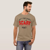 ホラー映画好きのあなたのお気に入りのホラーは? Tシャツ (正面フル)