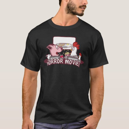 ホラー映画好きのためのホラー映画 Tシャツ (正面)