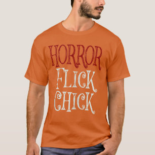 ホラー映画好き女子のための怖いハロウィン映画グッズ Tシャツ