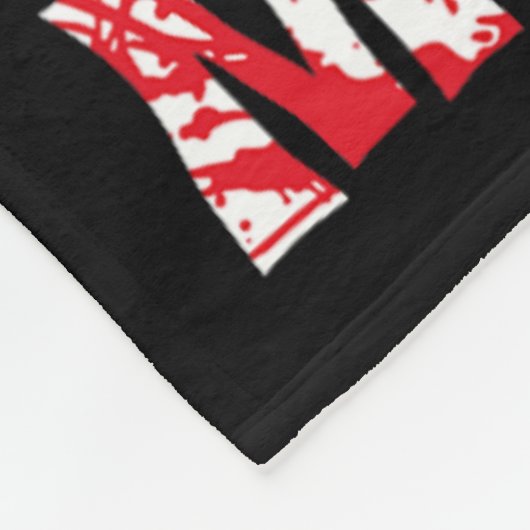 ホラー映画怖い映画愛好家ハロウィンファンThr フリースブランケット (角)