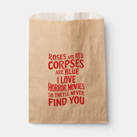 ホラー映画愛好家ハロウィーン怖い映画 フェイバーバッグ (正面)