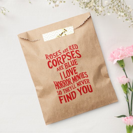 ホラー映画愛好家ハロウィーン怖い映画 フェイバーバッグ (封をした状態)