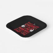 ホラー映画愛好家ハロウィーン怖い映画 ペーパープレート (傾斜あり)