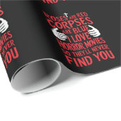 ホラー映画愛好家ハロウィーン怖い映画 ラッピングペーパー (ロールコーナー)