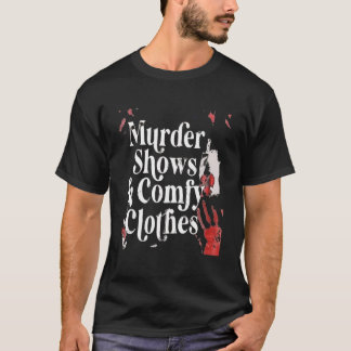 ホラー映画番組のハロウィンにぴったりな快適さ Tシャツ