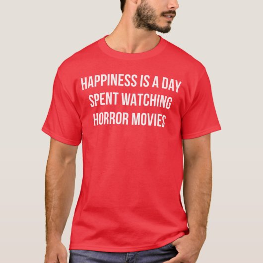 ホラー映画鑑賞の日 fr tシャツ (正面)
