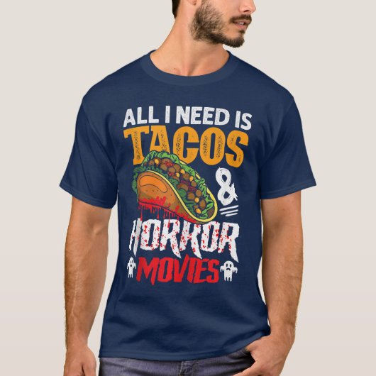ホラー映画・アンダコのファンへのハロウィンパーティーの贈り物 Tシャツ (正面)