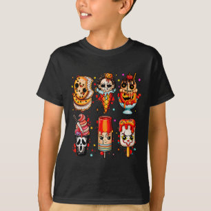 ホラー映画 サマー ポップシクル ハロウィン アイスクリーム Tシャツ