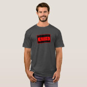 ホラー映画 - ビデオカセット 赤/黒 Tシャツ (正面フル)