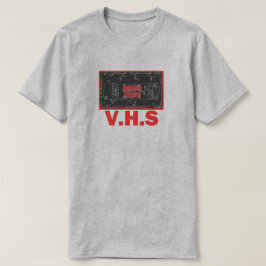 ホラー映画 – V.H.S赤 Tシャツ