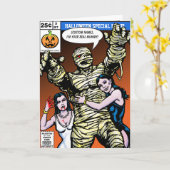 ホラー漫画スタイルハロウィングリーティング カード