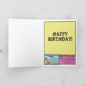 ホラー漫画スタイル誕生日 カード (内部)