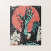 ホラー漫画ゾンビ墓地 ジグソーパズル (縦)