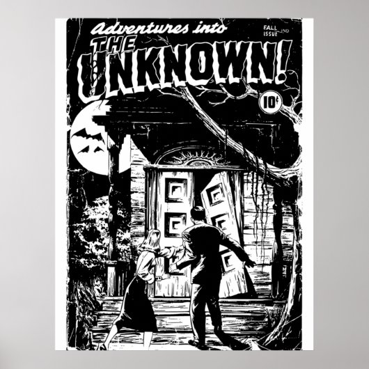 ホラー漫画ブックカバーレトロヴィンテージボリューム001 ポスター (正面)